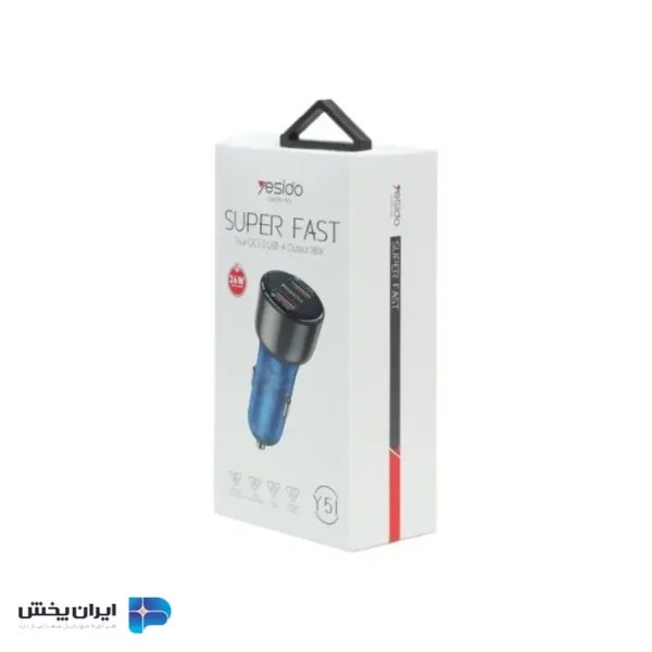 شارژر فندکی یسیدو مدل yesido Y51