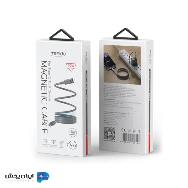 کابل شارژ آیفون یسیدو مدل yesido ca172