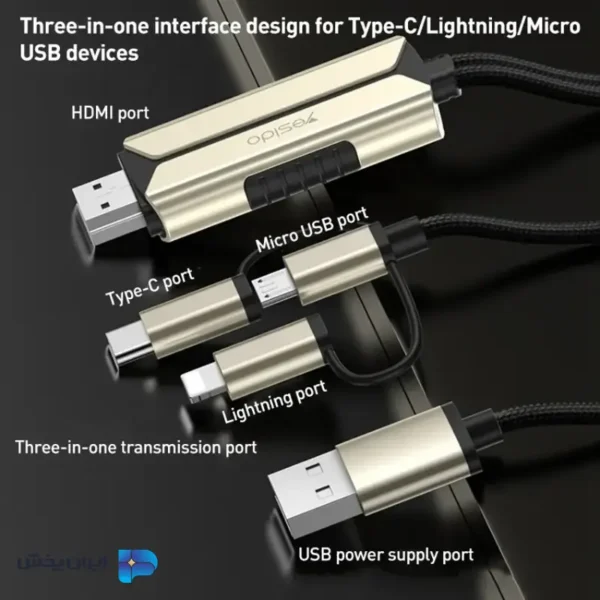 کابل HDMI یسیدو yesido hm14