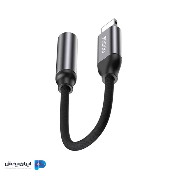 مبدل لایتنینگ به جک 3.5 میلی متری یسیدو مدل yesdio u21