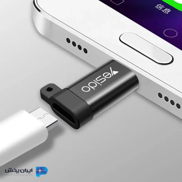 قیمت تبدیل micro usb به تایپ سی یسیدو مدل yesido gs04