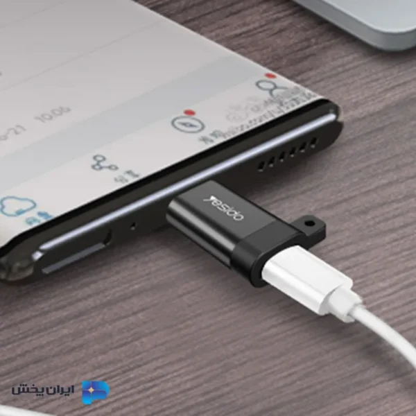 تبدیل micro usb به تایپ سی یسیدو طرح yesido gs04