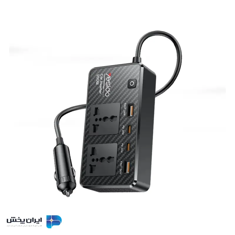اینورتر خودرو 200 وات یسیدو مدل yesido VC07