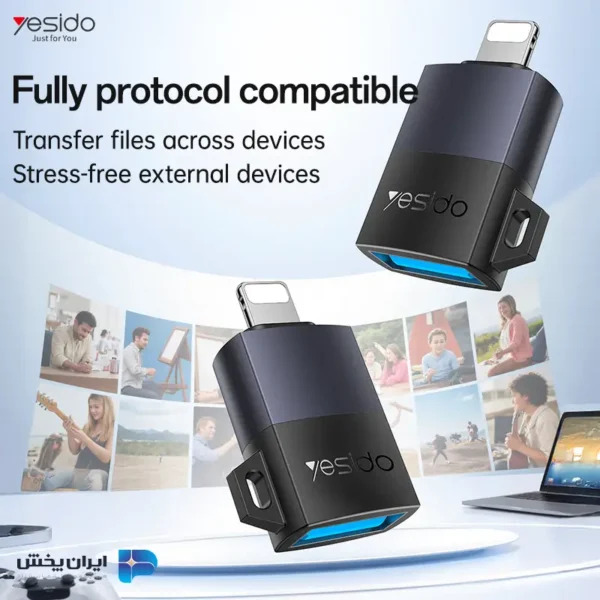 تبدیل otg آیفون یسیدو yesido GS32