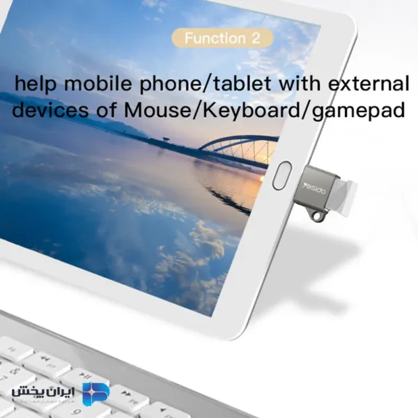 تبدیل otg تایپ سی به usb yesido GS08