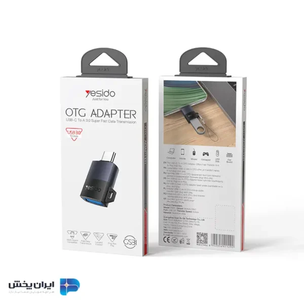 تبدیل otg تایپ سی یسیدو مدل yesido GS31