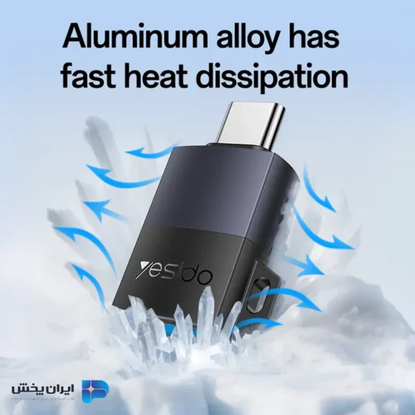 تبدیل otg تایپ سی یسیدو مدل yesido GS31