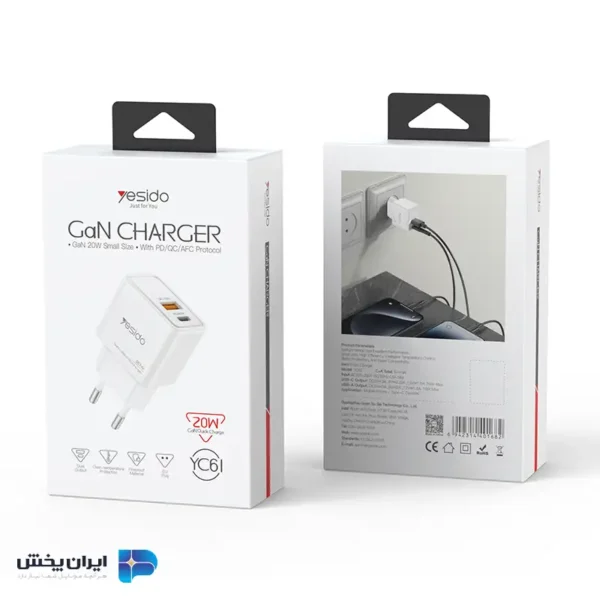 شارژر دیواری yesido YC61