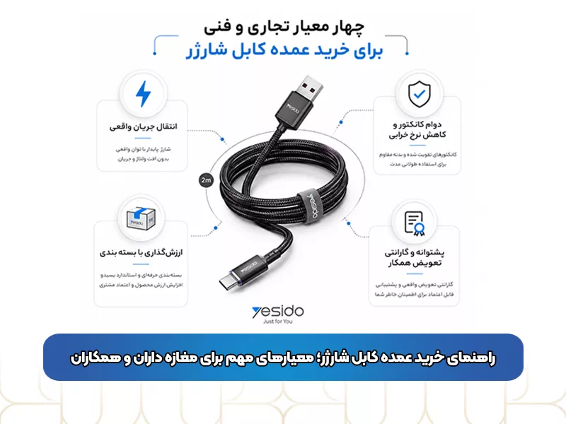 راهنمای خرید عمده کابل شارژر
